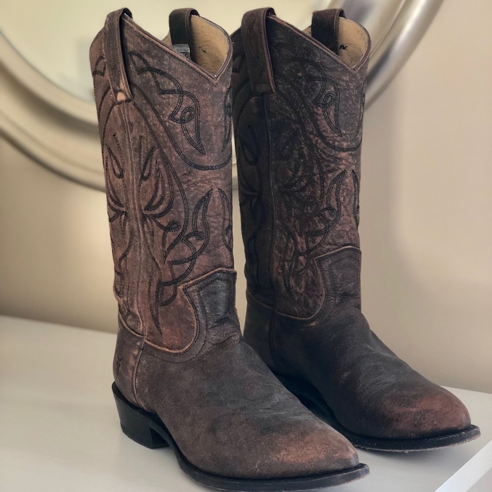 Women’s FRYE rustic cowboy boots